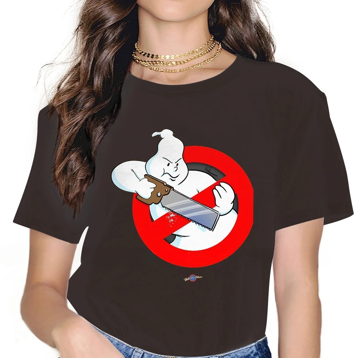 Classic Film Ghostbusters Nostalgia Movie Funny Graphic T Shirts for Woman Harajuku Tops Casuales Girl Short Sleeve Special Gift