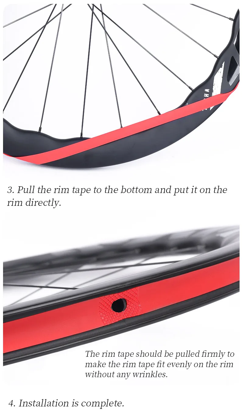 LEBYCLE Fahrrad-Schlauchreifen, pannensicher, PVC-Felgenband, Premium-Pannenschutzband für 24, 26, 27,5, 29 Zoll und 700c – Detail 8