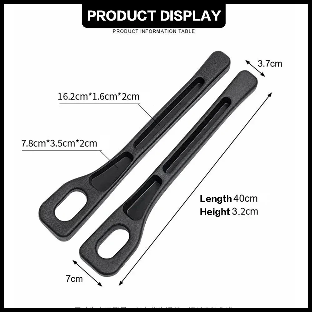 2Pcs for Audi Sline RS3 RS5 RS6 RS7 S3 S4 S5 S6 S7 A4L A3 A4 A5 A6 A7 TT Q2 Q5 B9 B5 Car Seat Gap Leak Proof Strip Accessories
