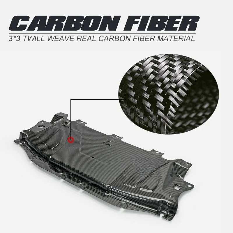 SAAR Compatible with Toyota New SUPRA Demon A90 Carbon Fiber Modification Parts Front Bumper Radiator Heat Shield Intercooler He