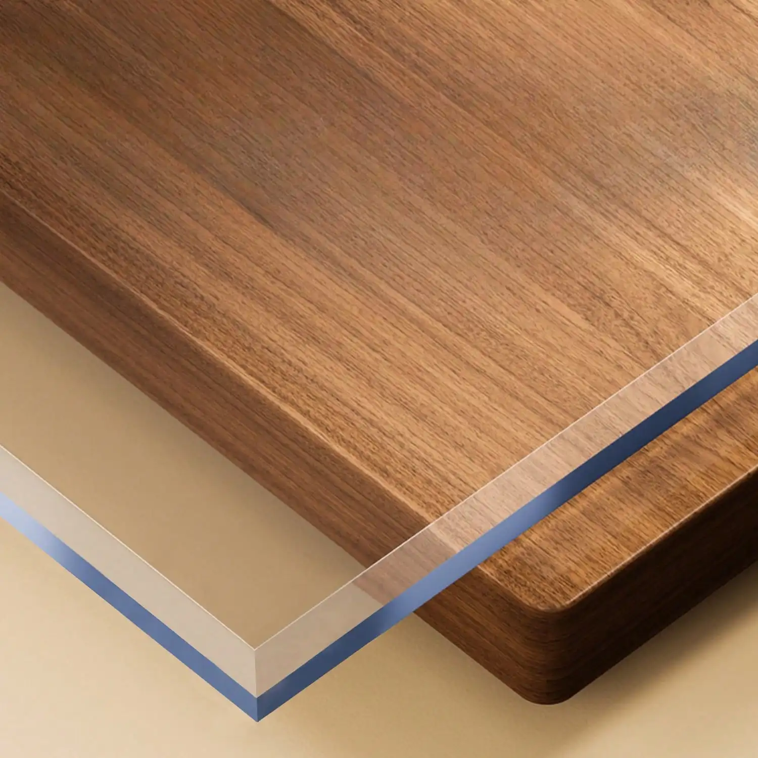 

Tablecloth Transparent PVC Thickness 1.5mm Odorless Rectangular Waterproof, Heat-Resistant, Anti Fouling, Easy To Clean