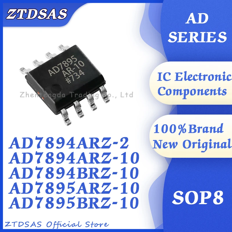 1PCS/LOT AD7894ARZ-2 AD7894ARZ-10 AD7894BRZ-10 AD7895ARZ-10 AD7895BRZ-10 SOP8