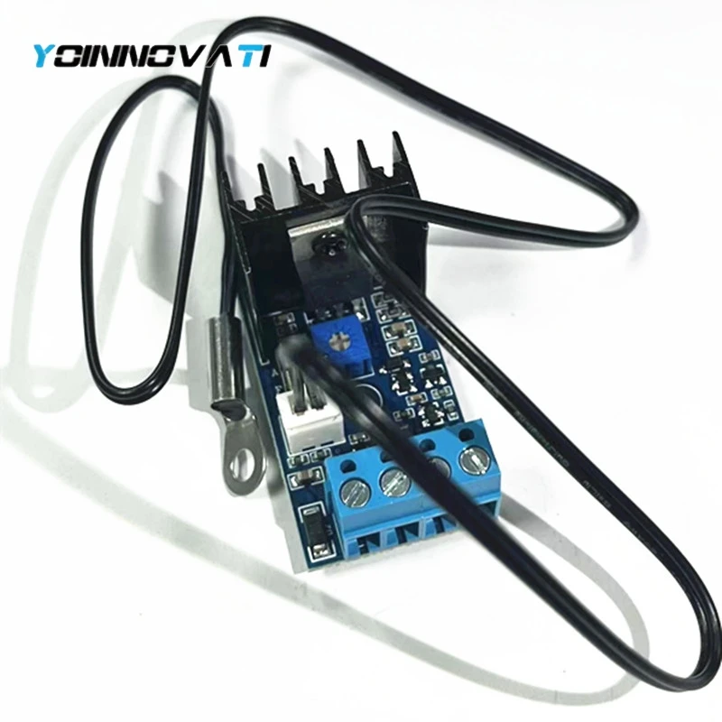 DC 12V 1A Fan temperature control Automatic PC CPU Chassis Fan speed regulation module PWM Thermostat Speed governor