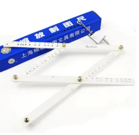 

White Artist Pantograph Copy Drawing Reducer Enlarger Tool Art Craft For Office 340mm 10 Times