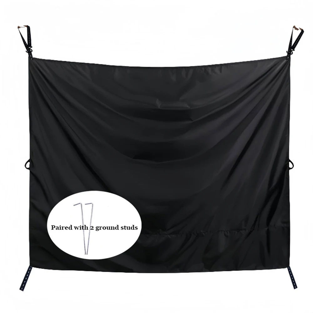 

Van Barn Door Privacy Curtains with Hooks for Outdoor Shower Protects Passengers from External View During Travel