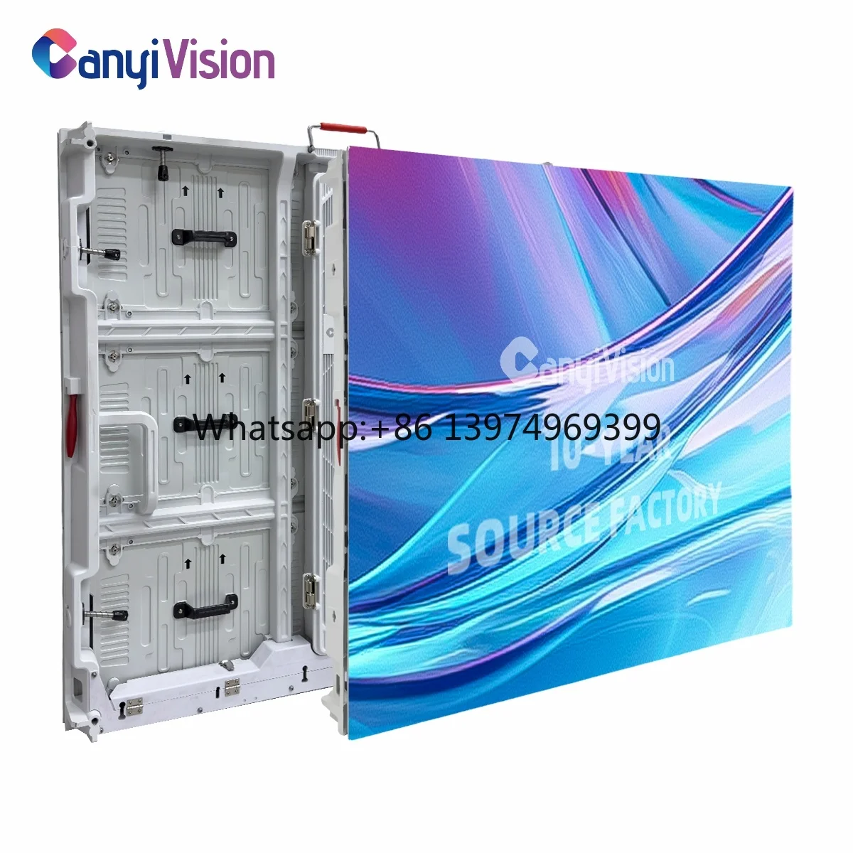 Power Saving Led Display Screen P6.67 P8 P10 LED Screen Outdoor Die-cast Aluminum IP65 Waterproof Pantalla LED