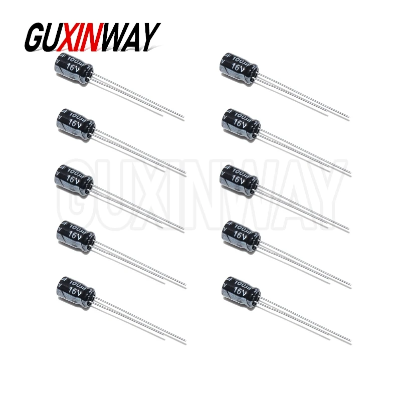 120 قطعة 1 مجموعة 12 قيم 0.22 فائق التوهج-470 فائق التوهج 16 فولت 50 فولت الألومنيوم مُكثَّف كهربائيًا مجموعة متنوعة حزمة