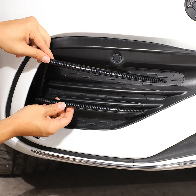 

For 22 Mercedes-Benz C-Class front fog lamp trim strips, exterior styling accessories, front fog lamp eyebrow trim strips
