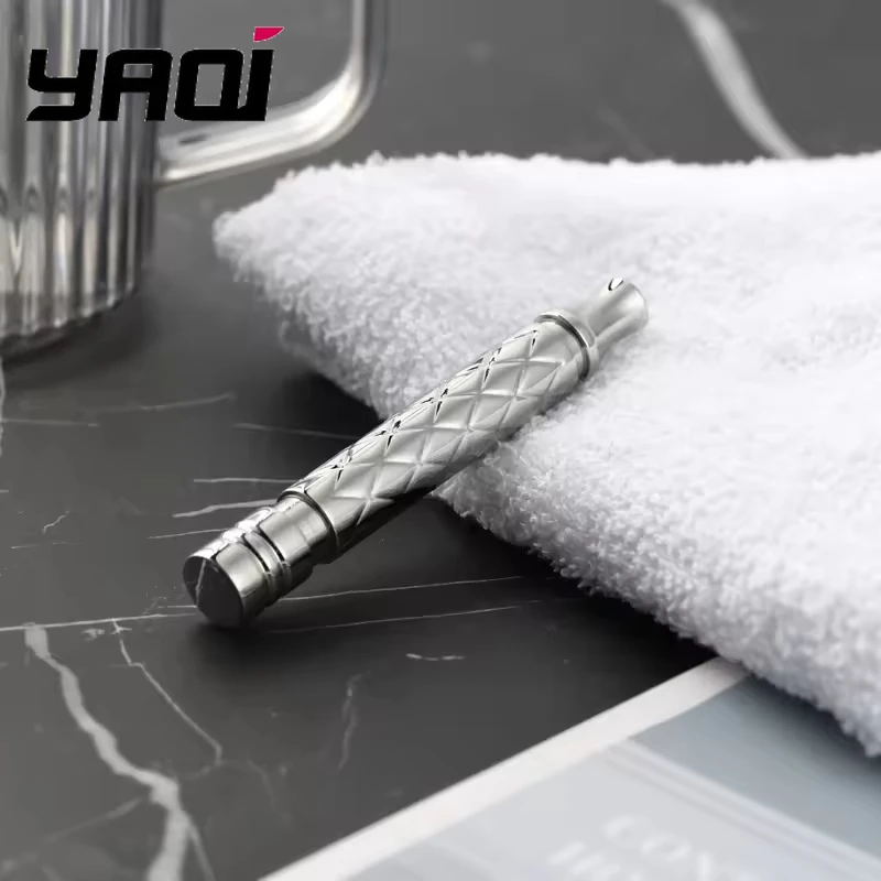 

Ручка для безопасной бритвы 2026 Razor Handle YAQI Harlequin, полированная, из нержавеющей стали 303, для мужчин