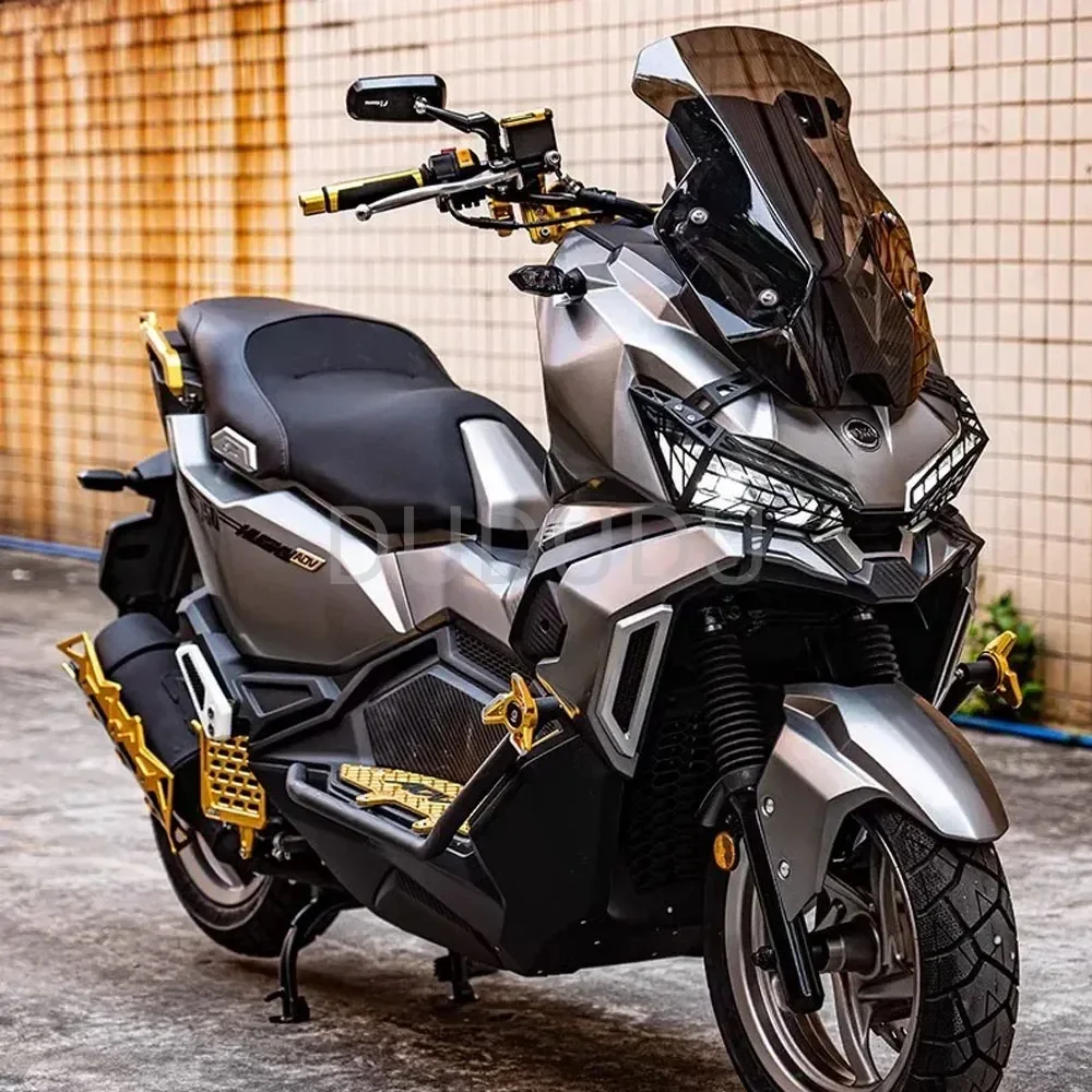 New For SYM ADX 125 125ADX ADX125 Motorcycle Accessories Front Light Protection Cover Lampshade Headlight Guard Fit SYM ADX 125