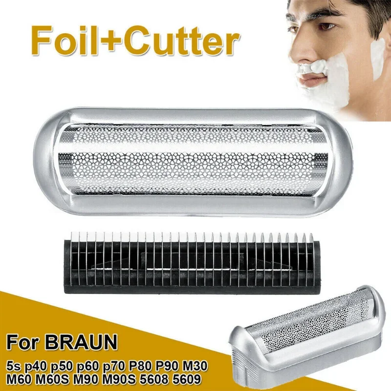 Sostituzione rasoio Foil Head Cutter per Braun 5S P40 P50 P60 P70 M30 M60 M90 per uomo testina rasoio elettrico