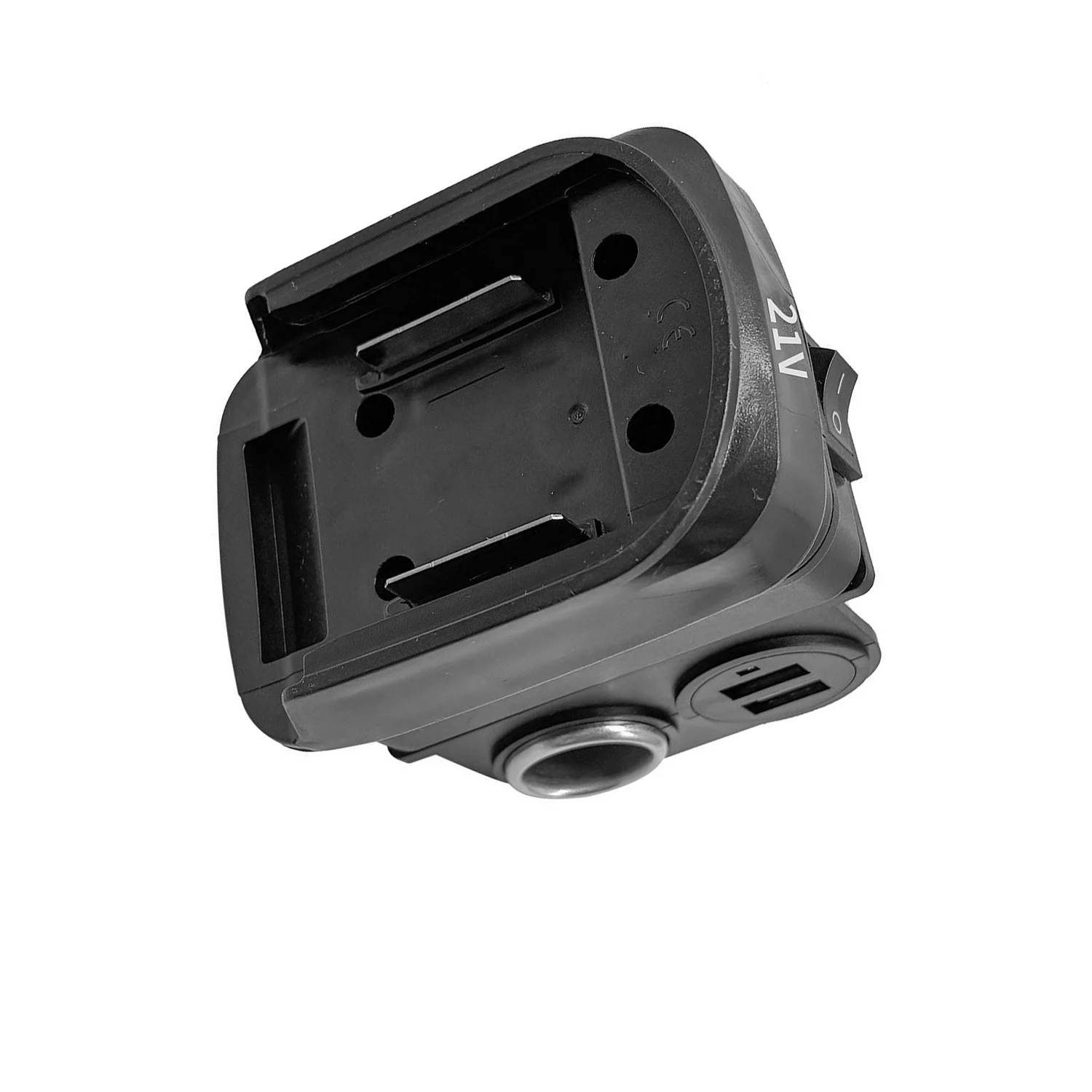 For Battery Adapter Converter 21V To 12/24V Output With Dual USB Charging Ports Outdoor Battery Power-Adapter Converter