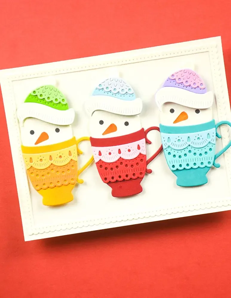 عيد الميلاد 2025 شجرة رجل الثلج الماوس الدب الكاكاو الملاك المعادن قطع يموت DIY بها بنفسك صنع بطاقة سجل القصاصات قالب الحرفية الديكور