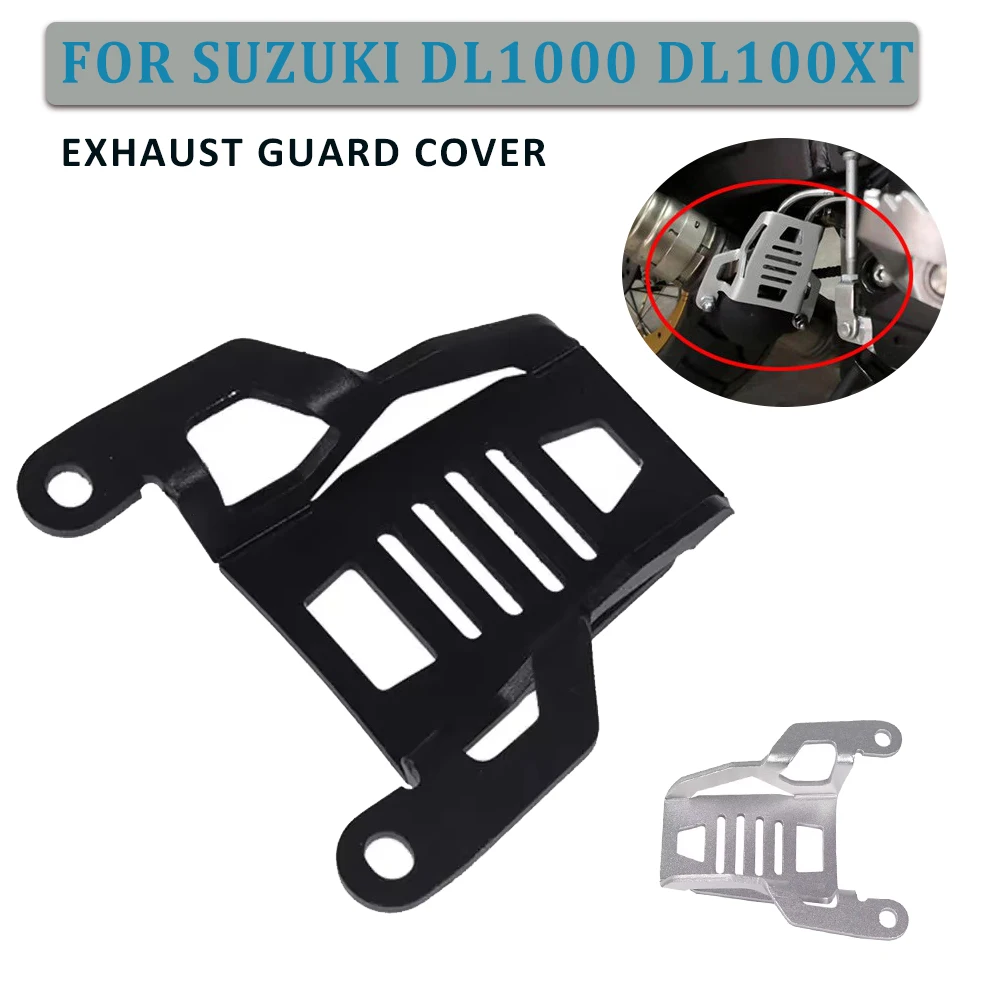 

Motorcycle Exhaust Flap Guard Cover Protector Cap For Suzuki DL1000 V-Strom 1000 VStrom DL1000XT DL 1000 XT 2015 2016 2017 2018