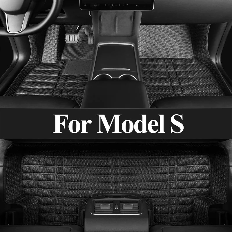 

Car Floor Mat for Model S 2012-2024 Non-Slip Durable Four Seasons Car Carpet Easy Clean and Wear-Resistant Floor Mat