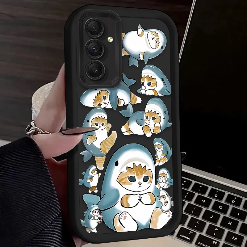 Cartoon Mofusand Cat Phone Case for Samsung Galaxy A54 A05 A05S A34 A24 A14 A53 A33 A23 A13 A52 A52S A32 A22 A12 A71 A51 A31 A50