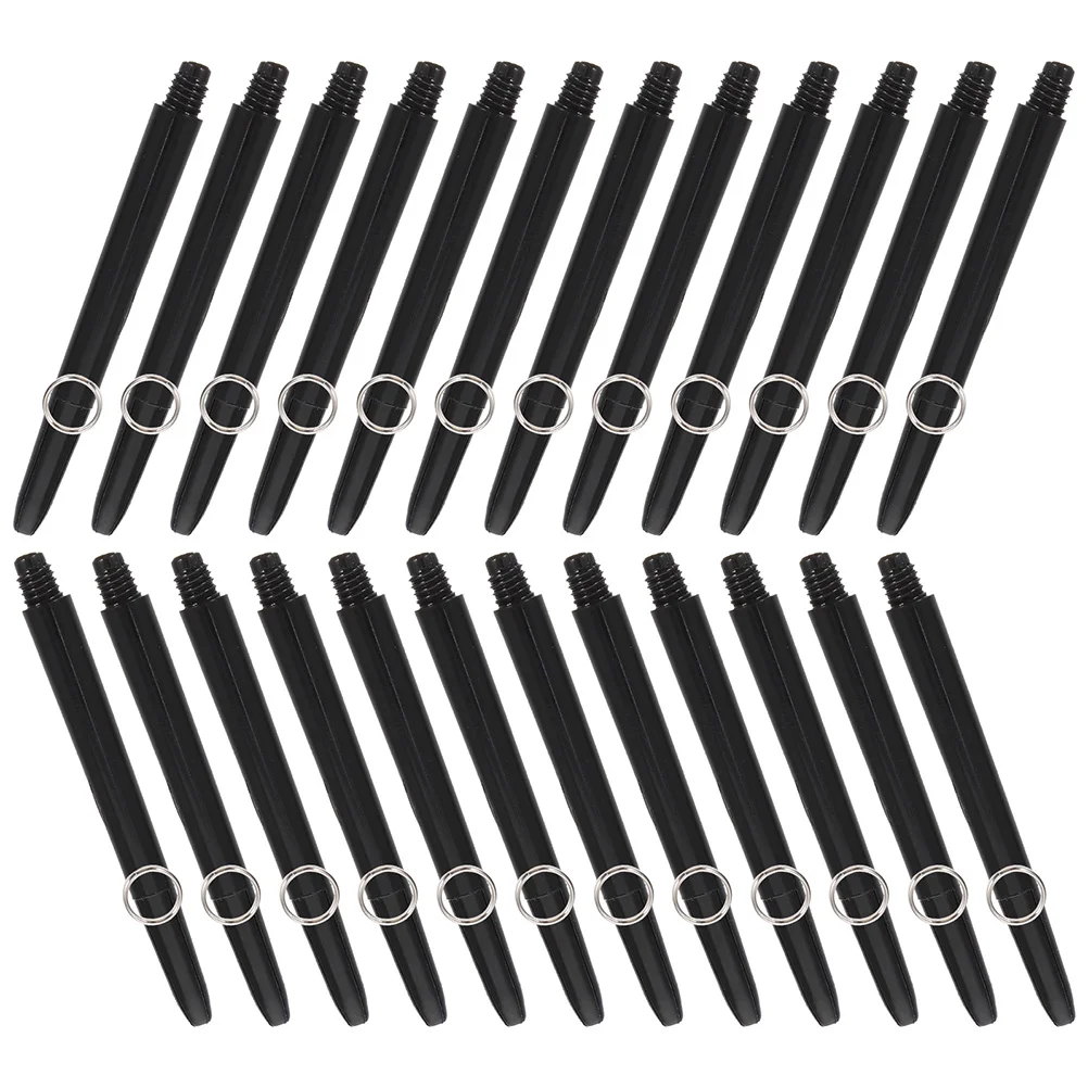 

100 Pcs Shafts for Steel Tip Outdoor Stems Accessories Black Nylon Supplies Throwing