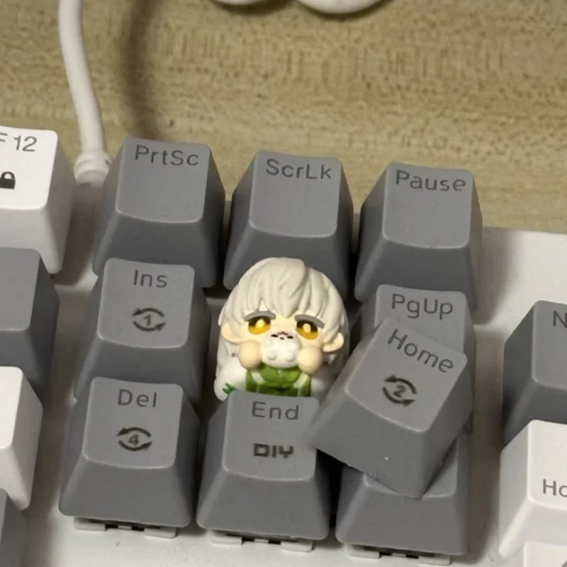 

Новая кейкап-кнопка из смолы для механической клавиатуры, дизайн «Любовь Света и Ночи», мужской персонаж, одиночная, для перекрестного крепления, Esc, подарок