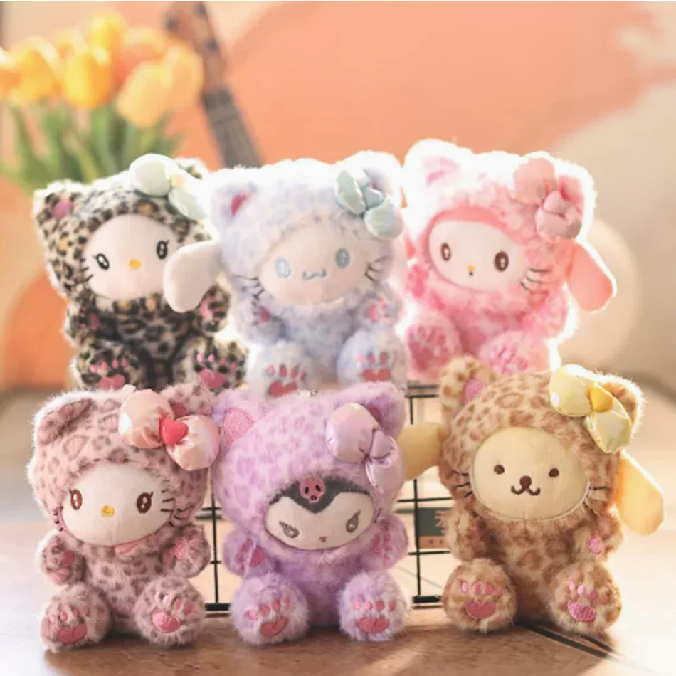 

Брелок Sanrio Hello Kitty 2026, подвеска для сумки Kuromi Cinnamoroll, плюшевая кукла My Melody, игрушки, украшение, подарок для девочки