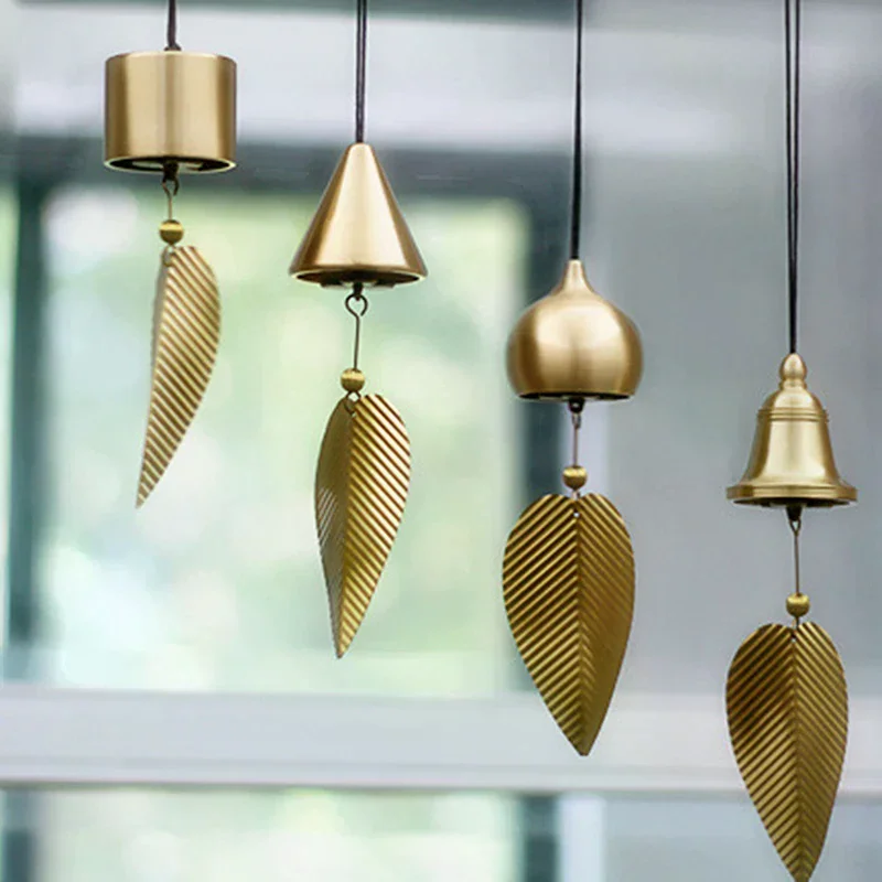 Japanese Copper Wind Chimes for Outdoor Yard Garden Hanging Decorations Musical Landscape Bell Sound Home Decor