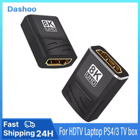 8K 60Hz 4K 120Hz/144Hz Female To Female Converter HDMI-Compatible Adapter Mini/Micro For HDTV Laptop PS4/3 TV box