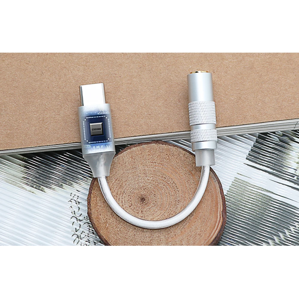 CX31993 32Bit Type C to 3.5mm Aux Adapter Earphone USB C Cable Headphone Adapter 3.5 Jack Audio Cable For Huawei P20 Xiaomi Mi10
