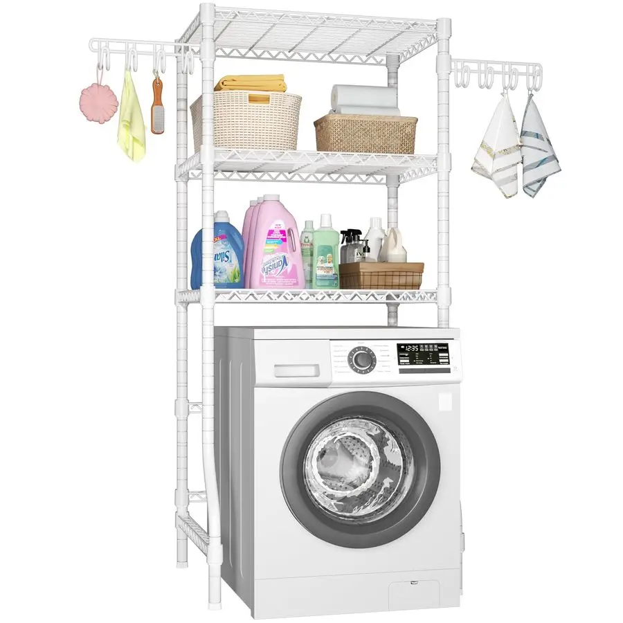 

U8 Medium Laundry Room Storage Organizer, Over the Washer and Dryer Storage Shelves for Laundry Organization, 32.3W x 17.3D x 76