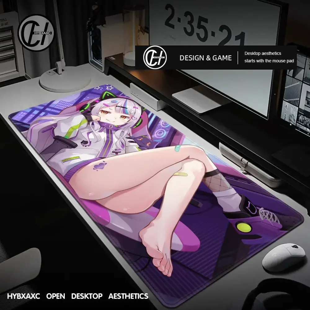 Hololive Murasaki Shion ماوس الوسادة مكتب السجاد ماوس الحصير ألعاب البساط مكتب الملحقات طاولة كمبيوتر منصات الكمبيوتر السجاد HD ماوس الوسادة