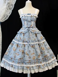 Bluberry & Rabbit ~ Sweet Country Style Lolita JSK Dress di Alice Girl