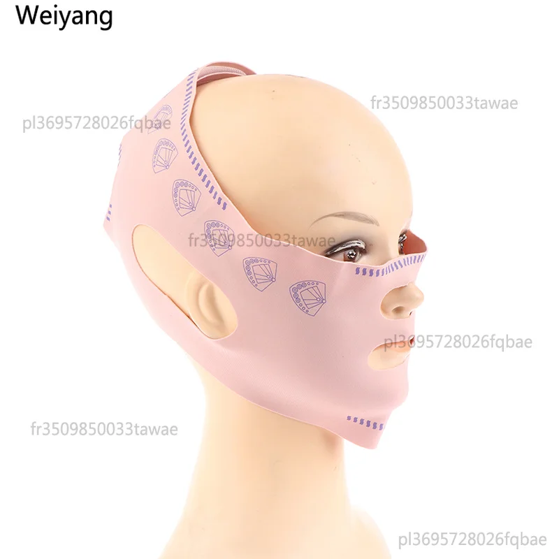 Bandeau amincissant pour le visage et le menton pour femmes, ceinture liftante, sangle anti-rides pour le visage en V, soin de la peau