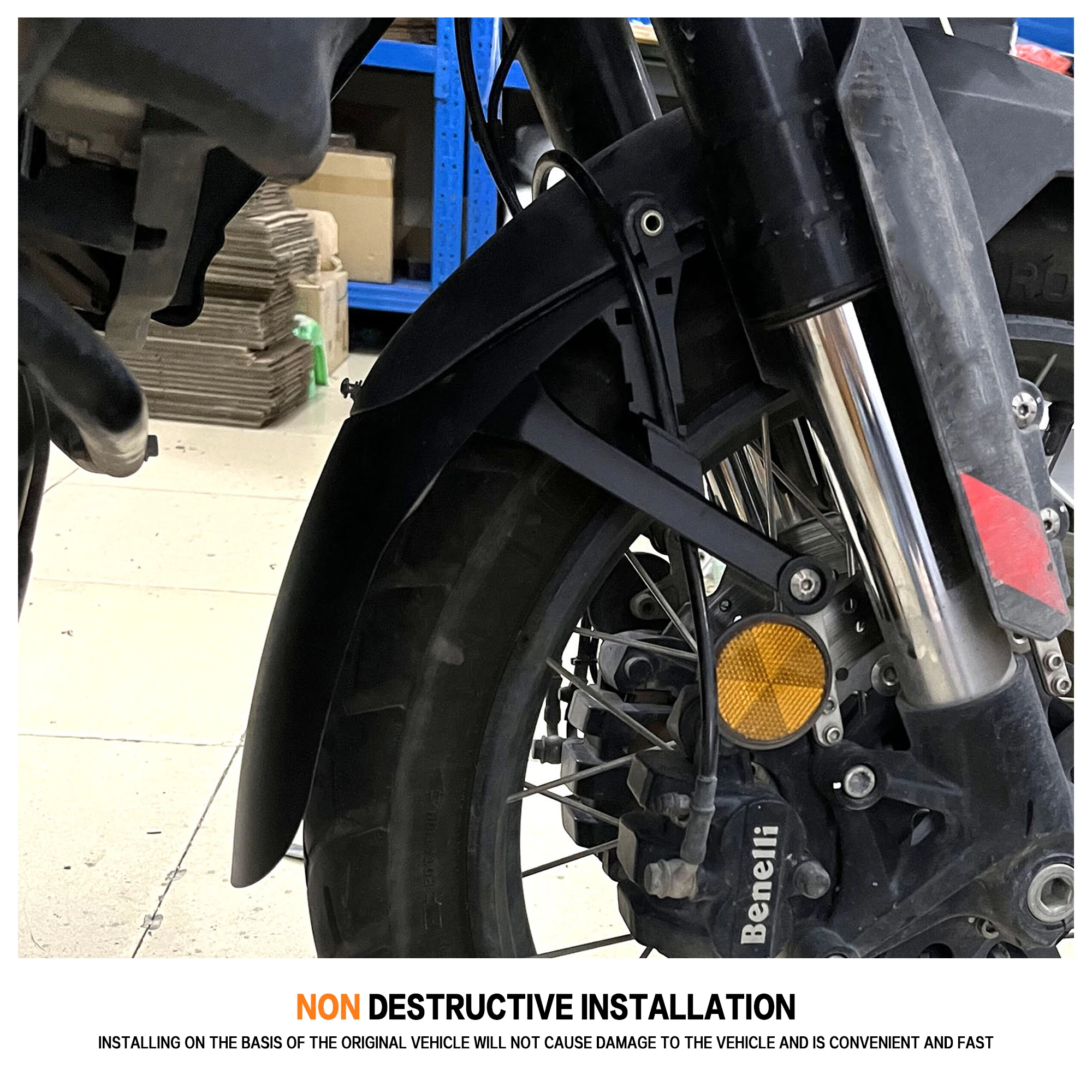 Accesorios para motocicleta 702X para Benelli TRK502 TRK702X TRK 502x 552X extensión de guardabarros extensor de guardabarros delantero contra salpicaduras