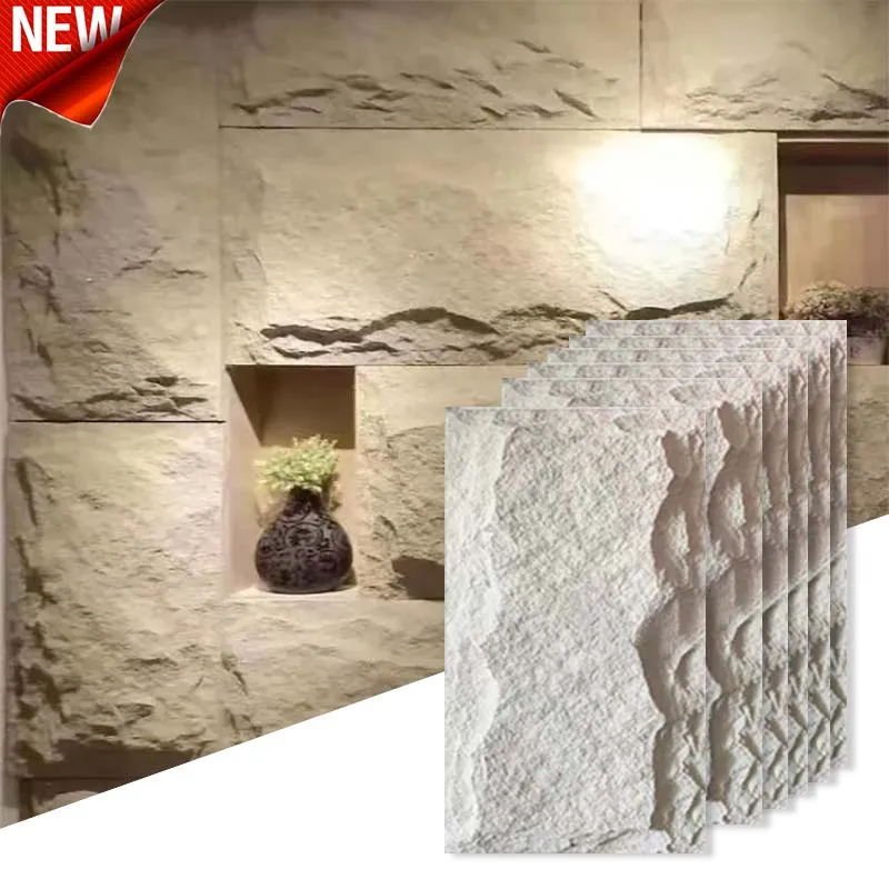 

Background Wall Sticker 60cm*30cm Waterproof Wall Stickers Simulated Stone Wallpapers Home Decor Room Decoration 3D Wallpaper