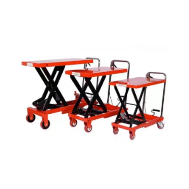 Manual Hydraulic Lifting Platform Truck for Mobile Elevator for Warehouse Loading Dock Material Handling Equipment Heavy