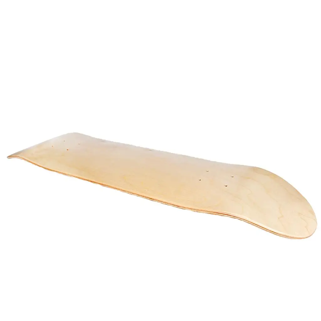 Tabla de Longboard en Blanco, Modelo Dropthrough, de Madera de Arce, para Montaje DIY de Skateboard, para Uso en Calle
