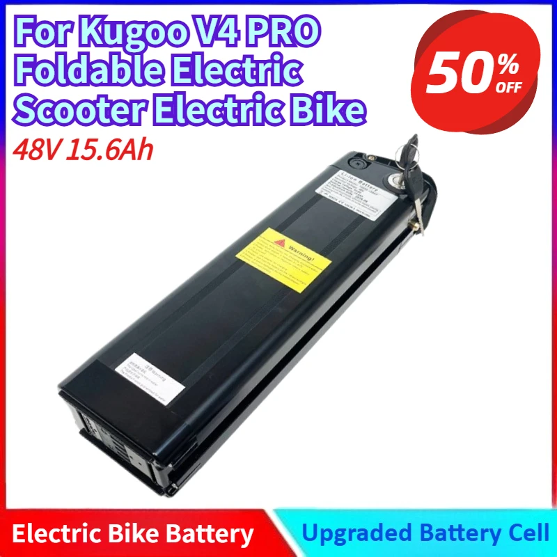 

Новый 48 В 15,6 Ач 13S6P литиевый аккумулятор Silver Fish с нижним разрядом для складного электрического скутера Kugoo V4 PRO, электрического велосипеда