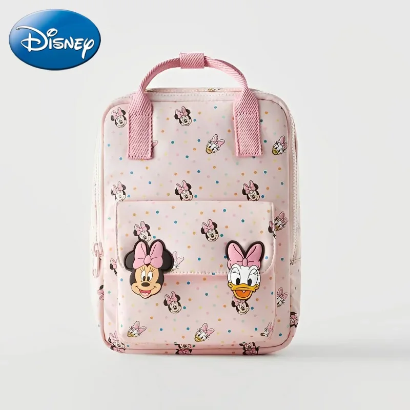

Disney 2026, новая милая модная детская сумка на плечо с героями мультфильмов, рюкзак с принтом Минни для детского сада, школьная сумка с героями мультфильмов