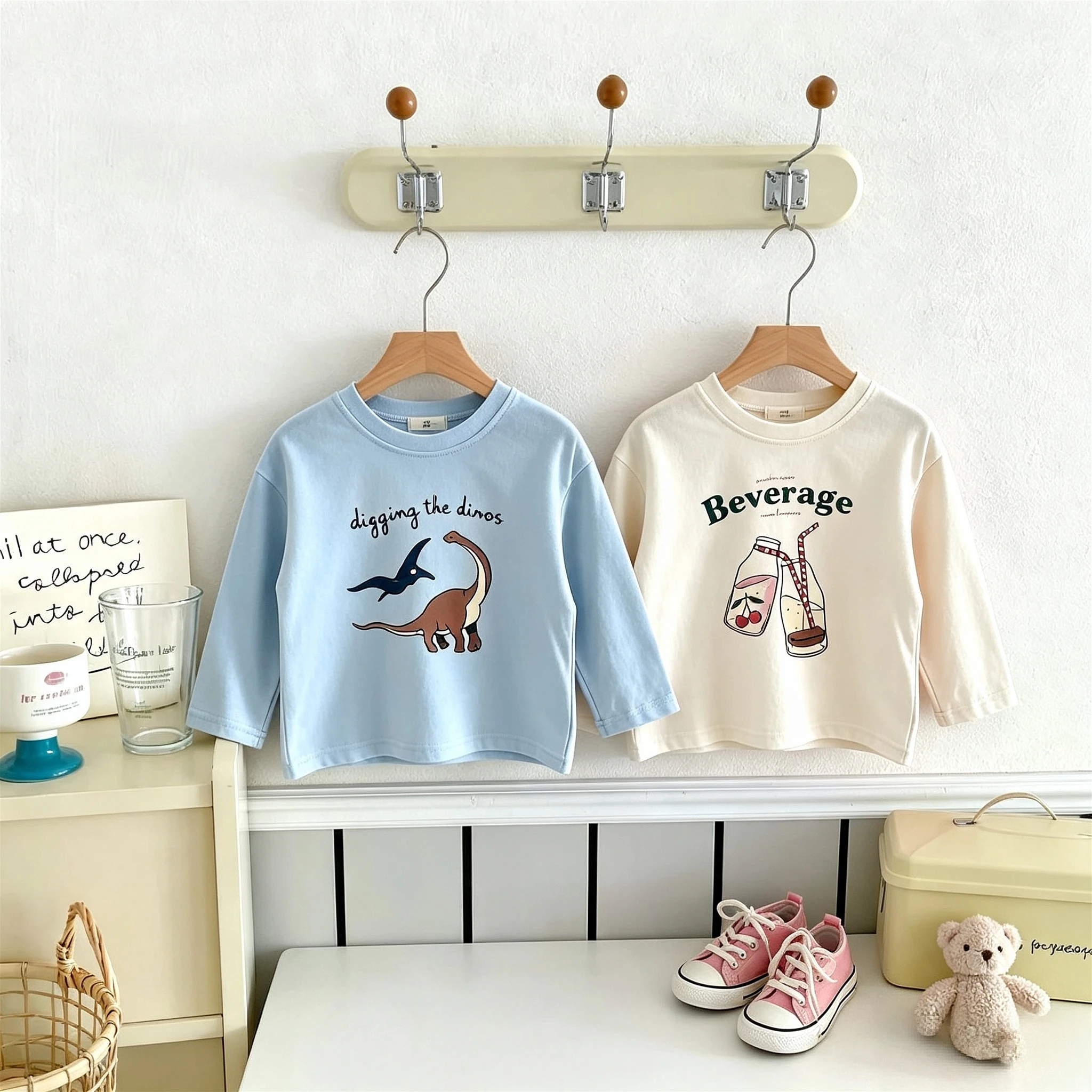 Korean Fashion Baby Girl Boy Long Sleeve Tshirts Tops Autumn Clothes Simple Versatile Kids Bottoming Shirt Toddler O-neck Blouse
