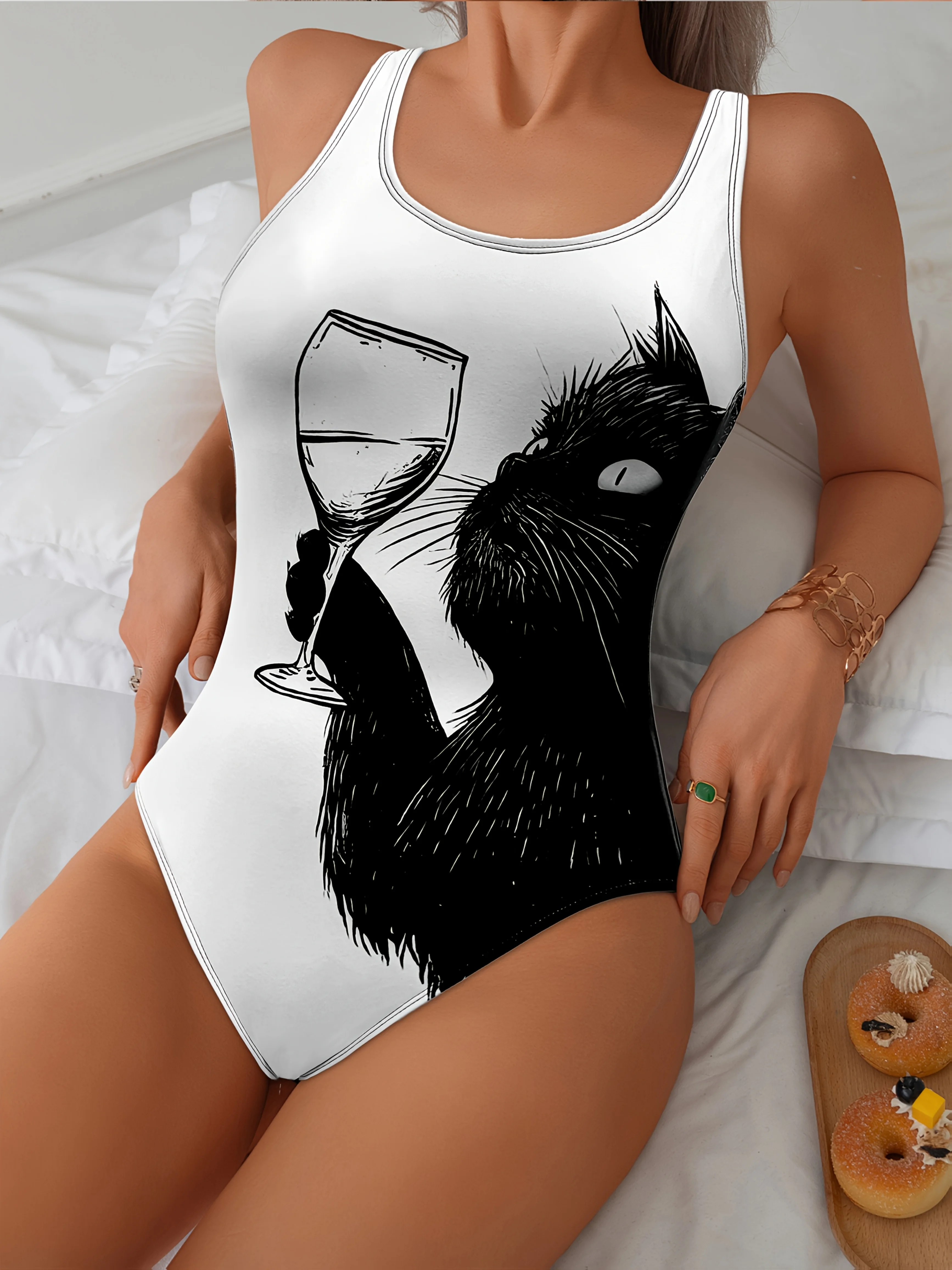 

Summer New Casual Comfortable Ladies Printed Fashion One-Piece Swimsuit