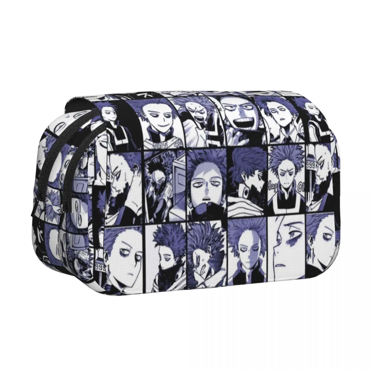 My H-Hero A-Academia Anime Double Clamshell Pen Case Pencilcases Pen Holder for Student Bag Students School Gifts Stationery