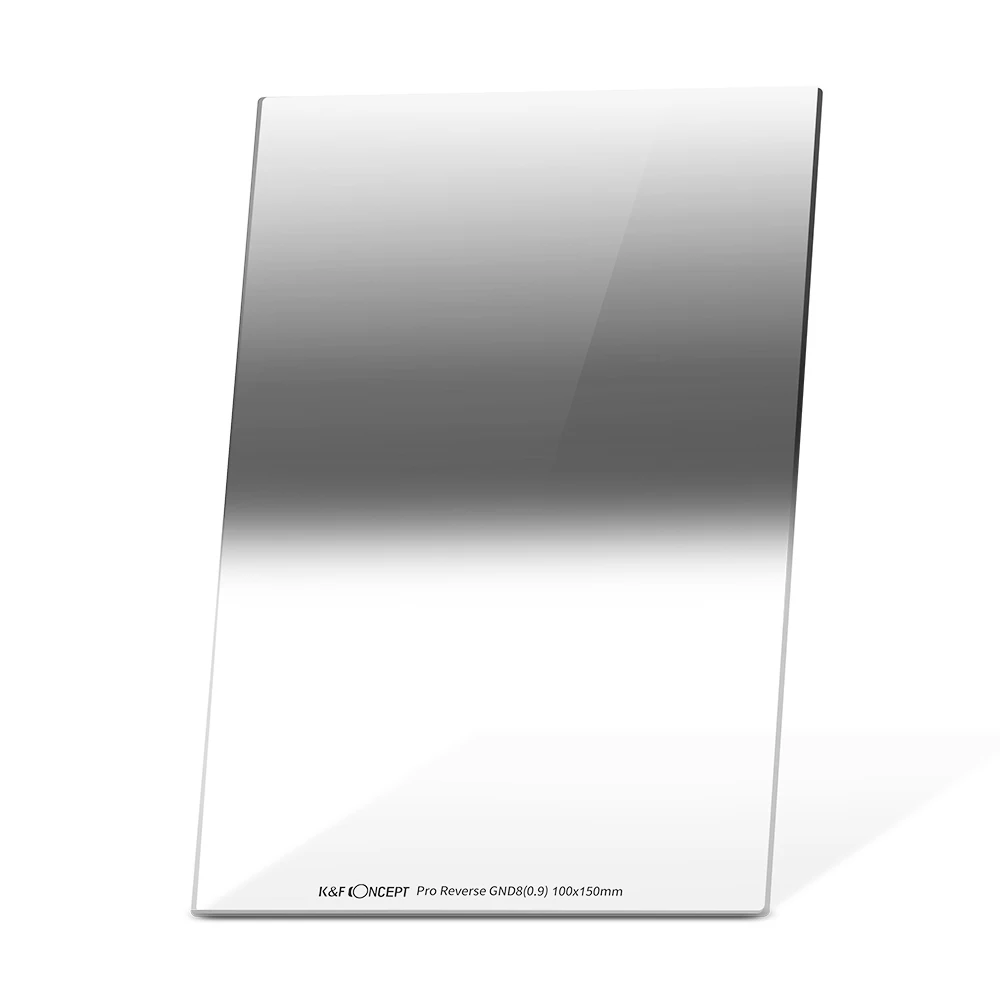 

K&F Concept 100*150mm Nano Series Reverse GND8 (0.9/3 Stops) Square RGND8 Filter with 28 Multi-Layer Coatings for Camera Lens