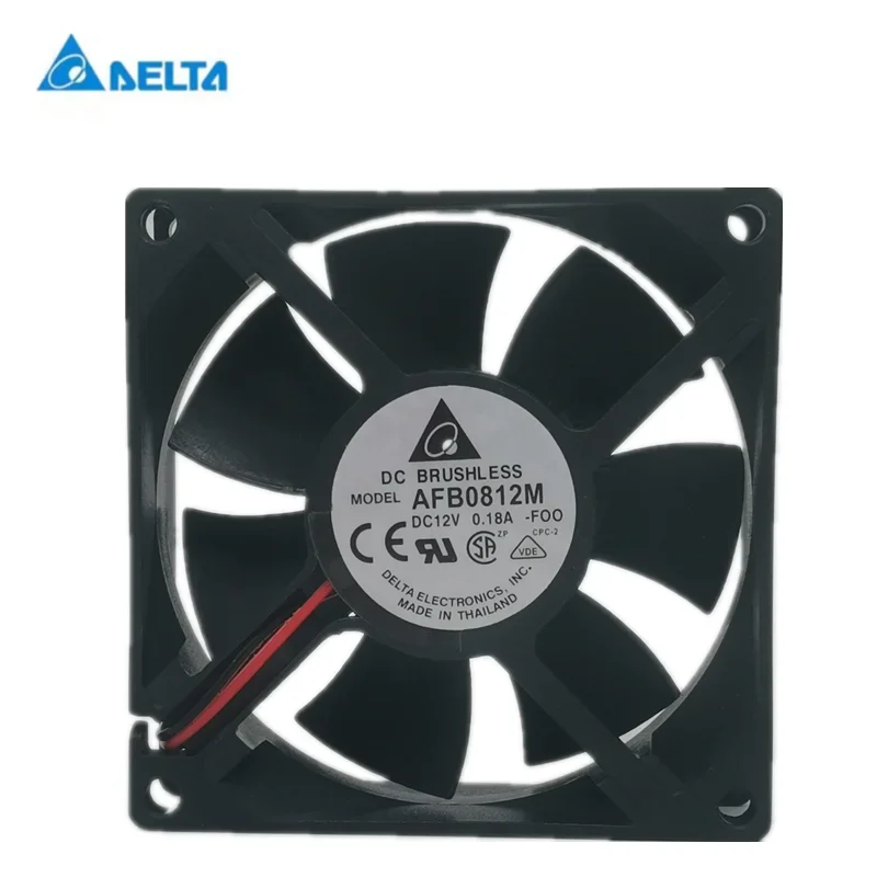 

New AFB0812M 12v 8cm 8025 double ball bearing cooling fan 0.18A for DELTA 80*80*25mm