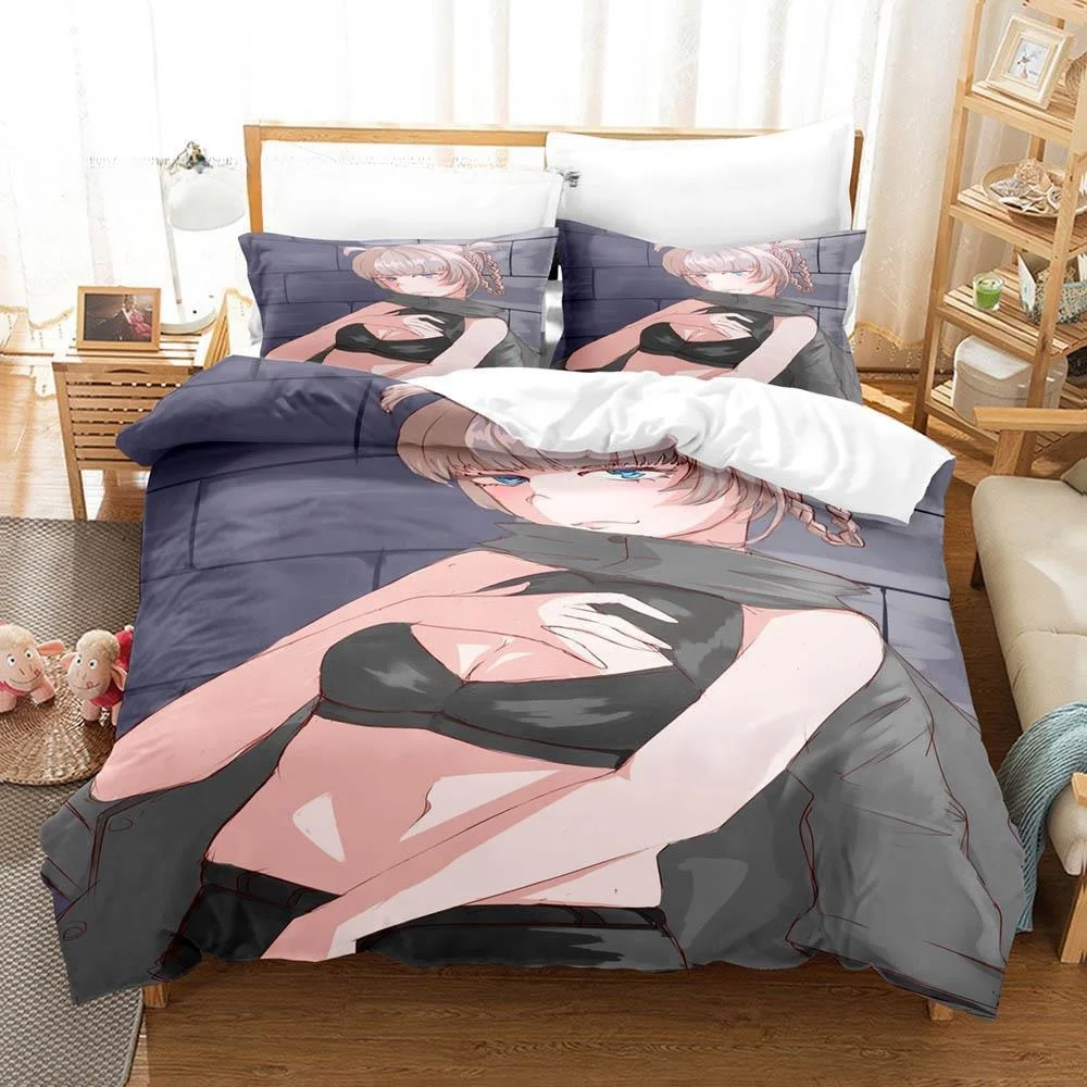 New 3D Printing Anime CALL OF THE NIGHT Bedding Set Single Twin Full Queen King Size Bed Set Adult Kid Bedroom Duvet Cover Sets