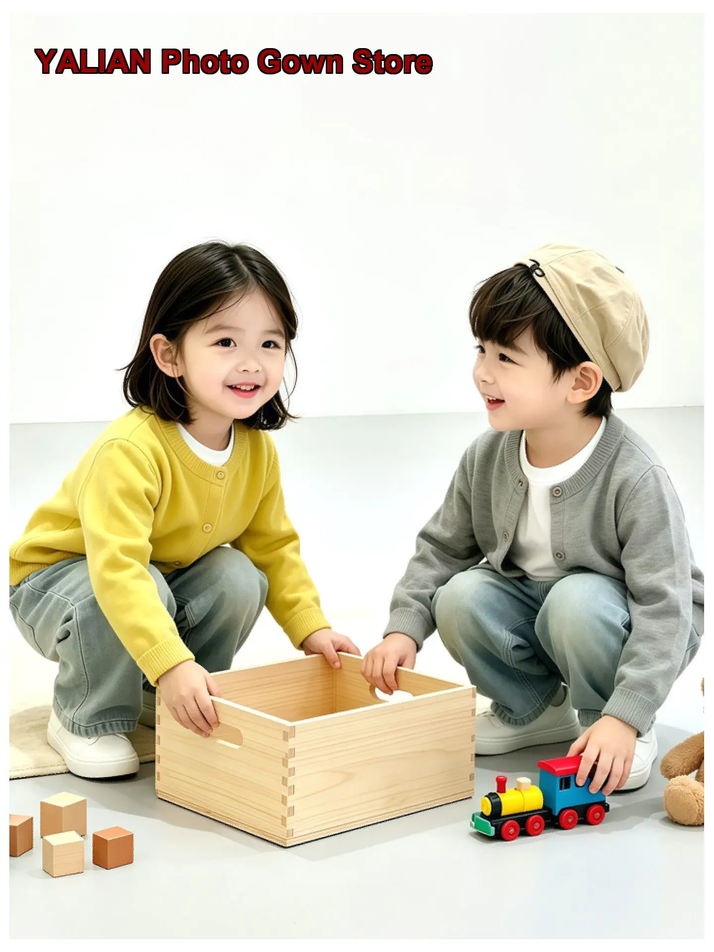 Kids Long Sleeves Pure Cotton Solid Color Striped Print Spring Autumn Girls