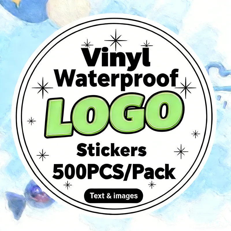 

500 шт. водонепроницаемые наклейки персонализированные наклейки на заказ индивидуальный логотип свадебные подарочные этикетки виниловые ПВХ офисные наклейки декор для мероприятий