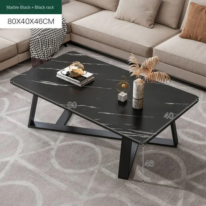 Design Nordic Coffee Tables Small Luxury Marble Metal Modern Narrow Dinning Table Mobile Nordic Meubles De Salon Furnitures