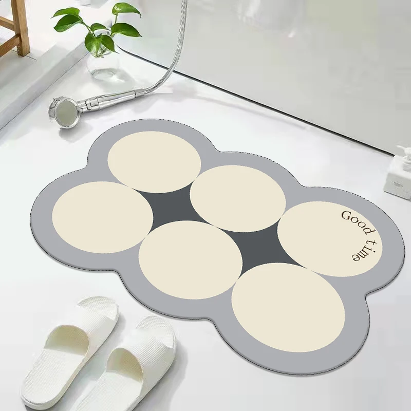 أغطية رأس على شكل خاص، رسوم متحركة لطيفة للمرحاض، شفط الطين، باب المرحاض، سجادة أرضية الحمام #3