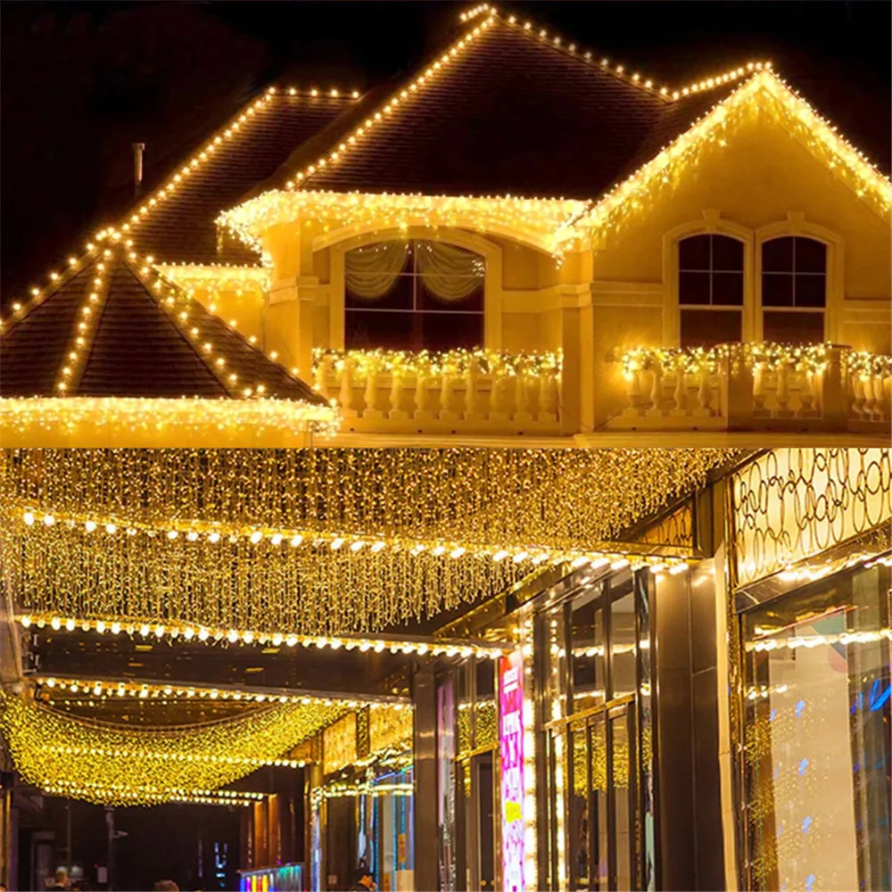 СВЕТОДИОДНАЯ Гирлянда-занавес «Водопад», 5 м, 0,4-0,6 м