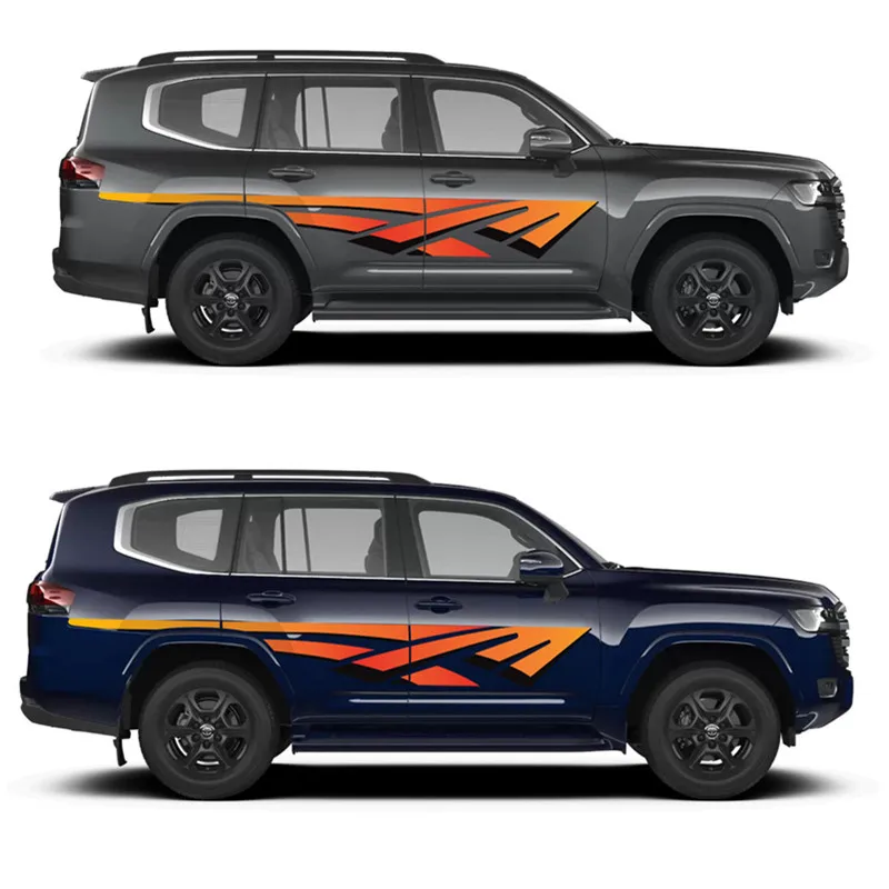 Car Vinyl Stickers TENTERFIELD BODY STRIPE For Toyota Land Cruiser Prado LC300 modification decals