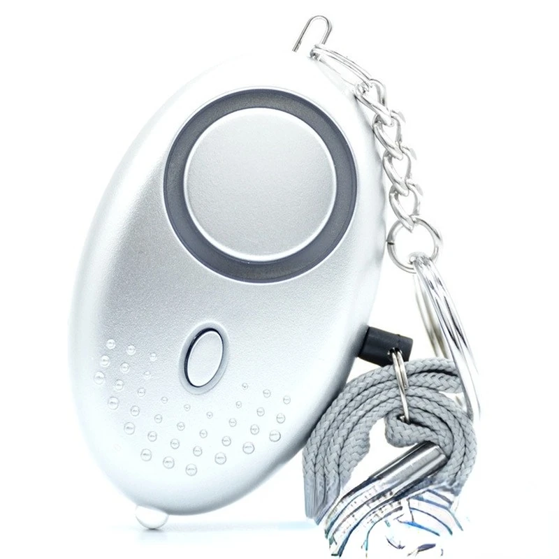 Auto-defesa Alarme Keychain para Mulheres e Meninas, Alerta de Segurança Pessoal, Alarme de Emergência Alto, Anti-Lobo, Security Protect, Scream, 130dB