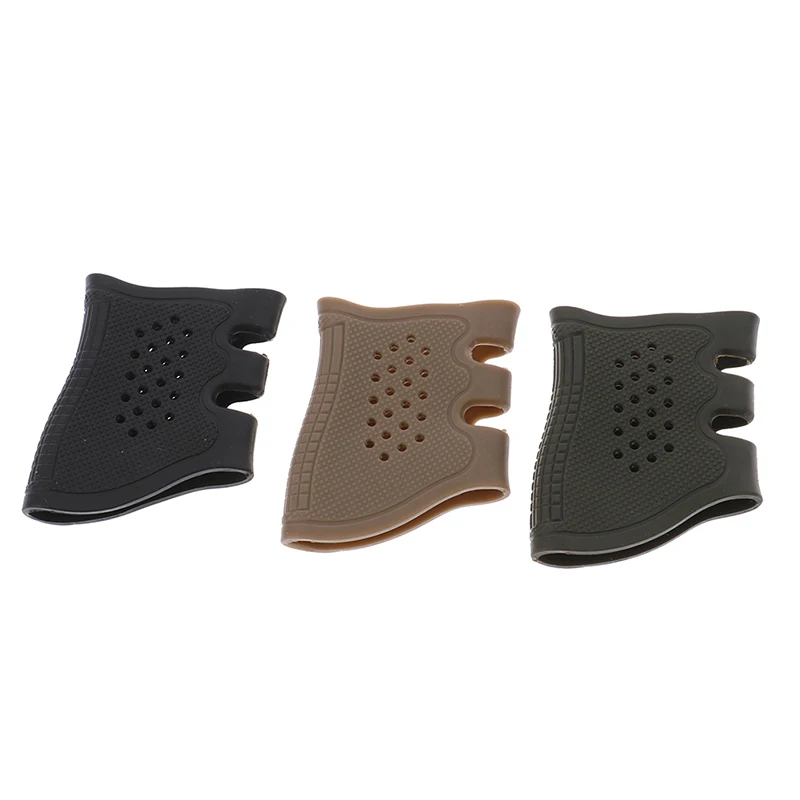 Anti-slip Holster Protect Cover Grip Hunting Accessories Silica Gel Tactical Gun Glove Universal Soft Rubber Grip Cover